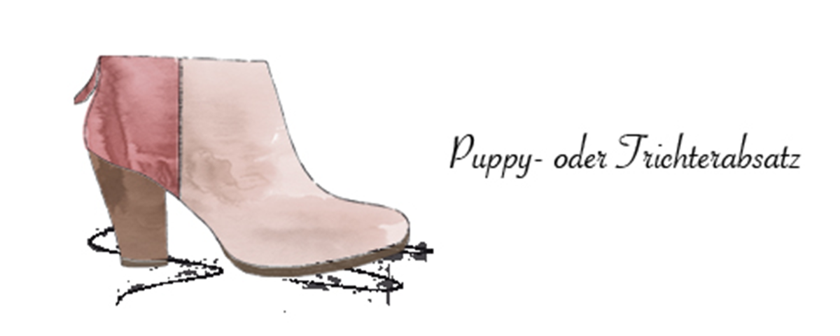Puppy- oder Trichterabsatz